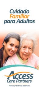 Spanish Adult Family Care brochure - Cuidado Familiar para Adultos