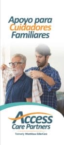 Cover of Family Caregiver Program brochure - Apoyo para Cuidadores Familiares