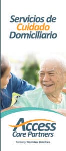 Cover of Spanish Home Care brochure - Servicios de Cuidado Domiciliario