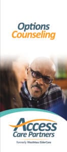 Cover of Options Counseling brochure