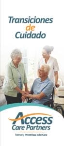 Cover of Spanish Transitions of Care brochure - Transiciones de Cuidado